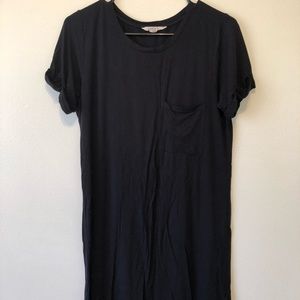 Very soft tee black T-shirt dress